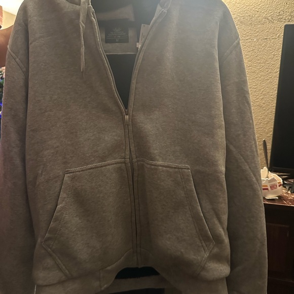 Gray Zip-Up Hoodie - Picture 3 of 4